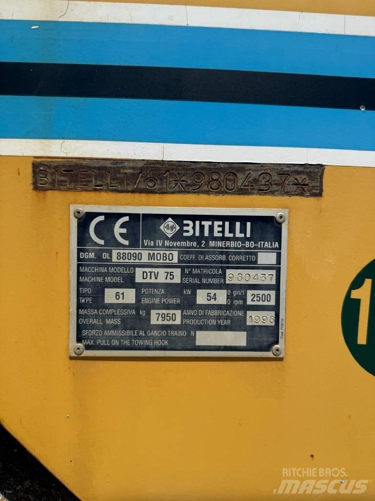 Bitelli DTV 75 Tandemové valce