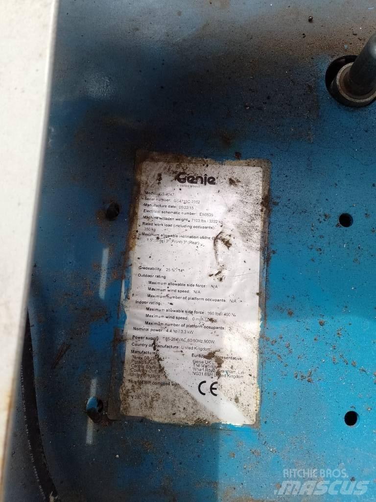 Genie GS 4047 Nožnicové zdvíhacie plošiny