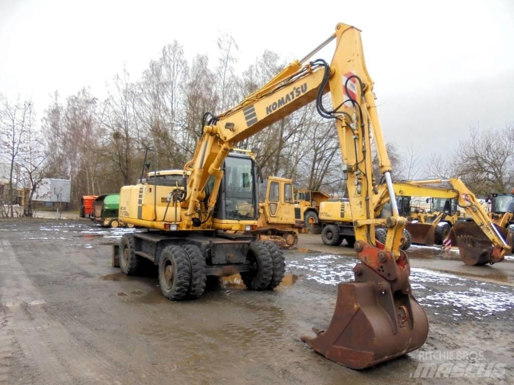 Komatsu PW 130ES-6K Kolesové rýpadlá