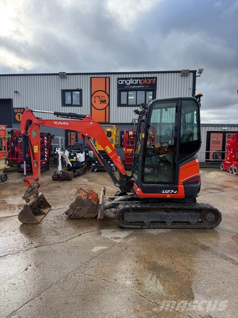 Kubota U 27-4 Mini rýpadlá < 7t