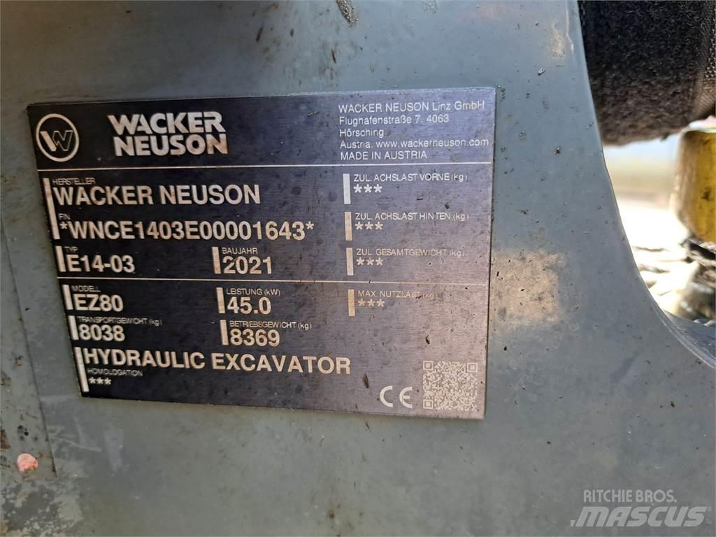 Wacker Neuson EZ80 Pásové rýpadlá