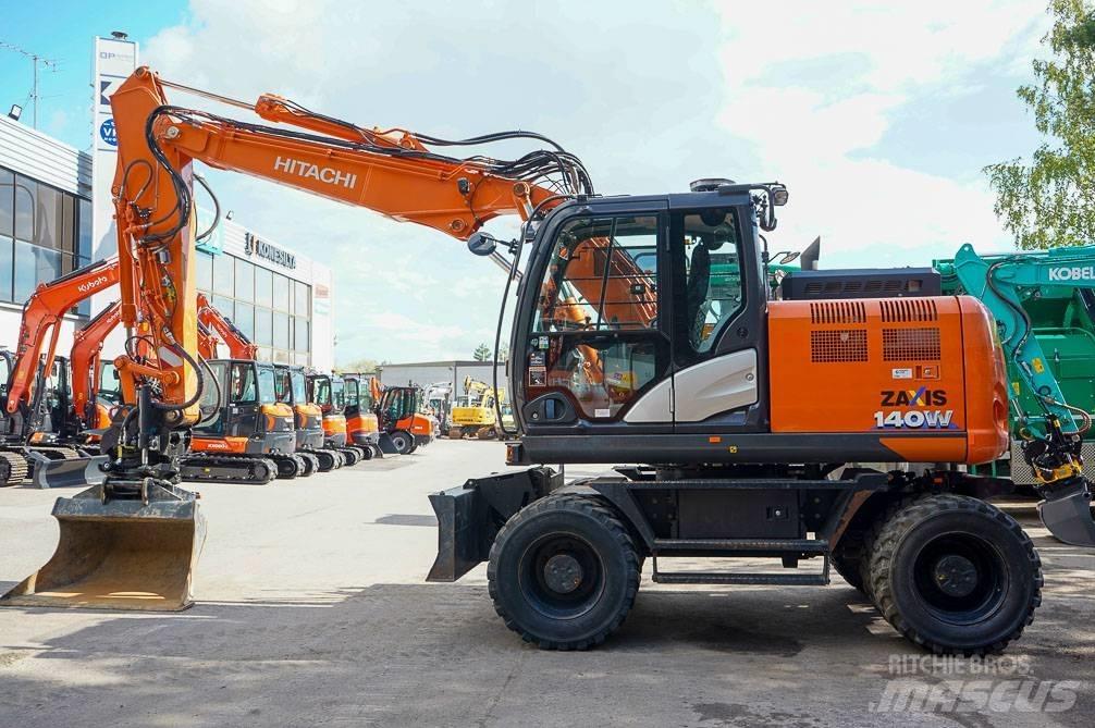 Hitachi ZX 140 W-6 Kolesové rýpadlá