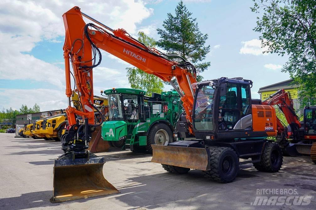 Hitachi ZX 140 W-6 Kolesové rýpadlá
