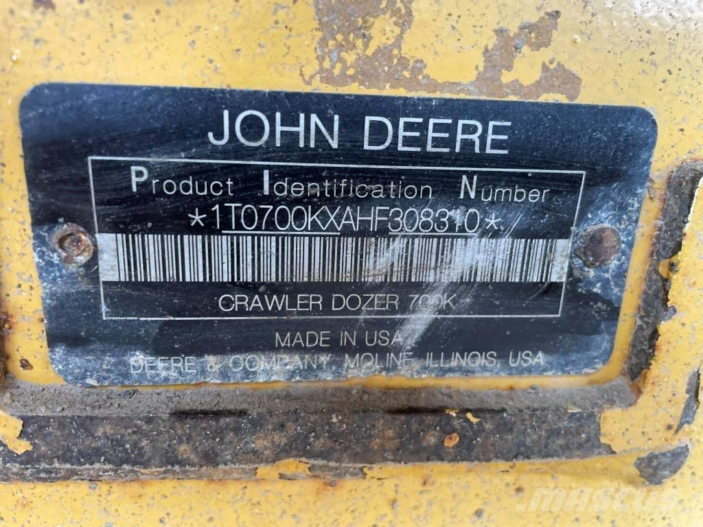 John Deere 700 KLGP Pásové dozéry