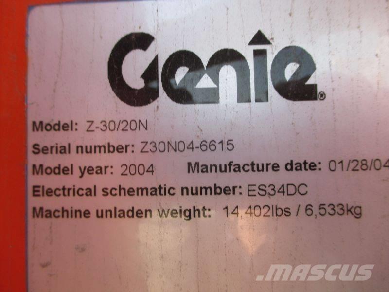Genie Z 30/20 N Kĺbové plošiny