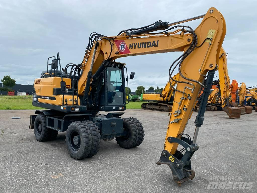 Hyundai HW140 Kolesové rýpadlá
