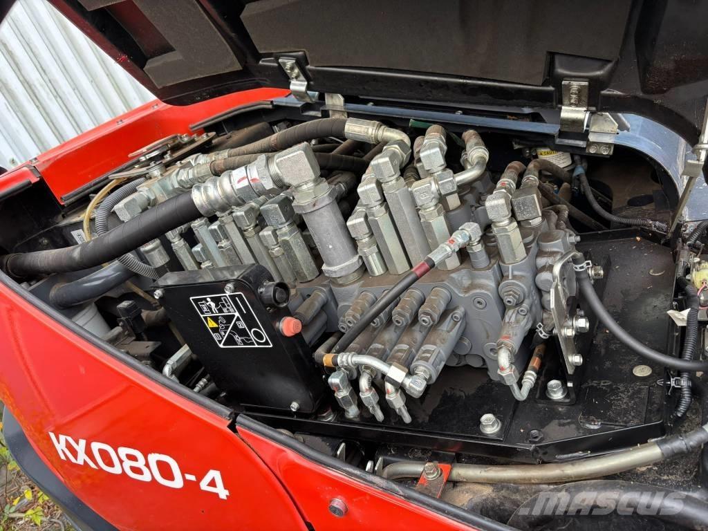 Kubota KX 080-4 Midi rýpadlá 7 t - 12 t