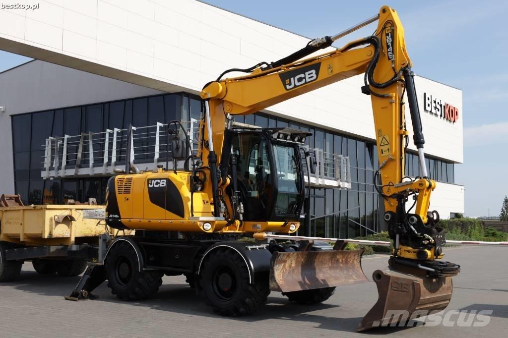 JCB JS 145 W Kolesové rýpadlá