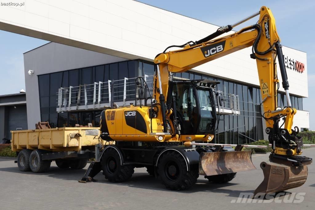 JCB JS 145 W Kolesové rýpadlá