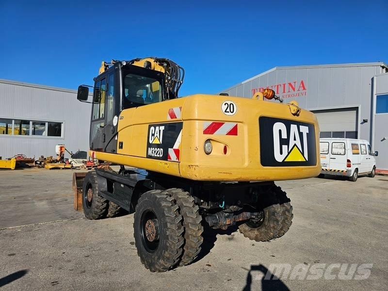 CAT M 322 D Kolesové rýpadlá
