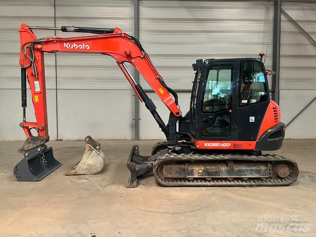 Kubota KX 080-4 A 2 Midi rýpadlá 7 t - 12 t