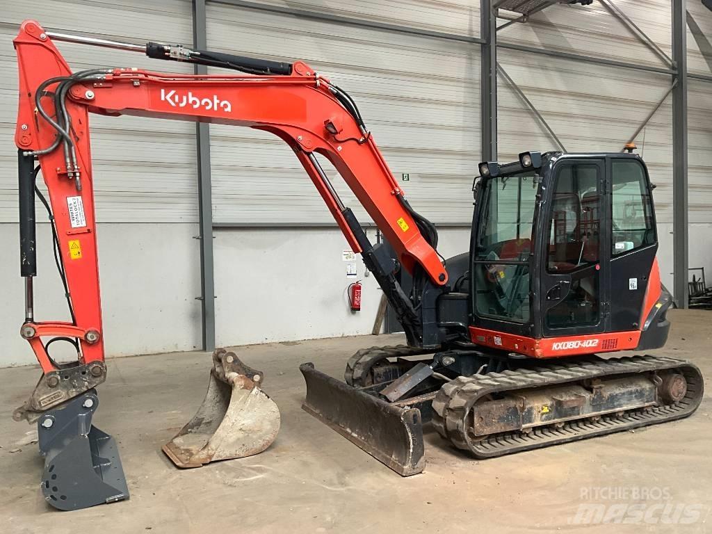 Kubota KX 080-4 A 2 Midi rýpadlá 7 t - 12 t