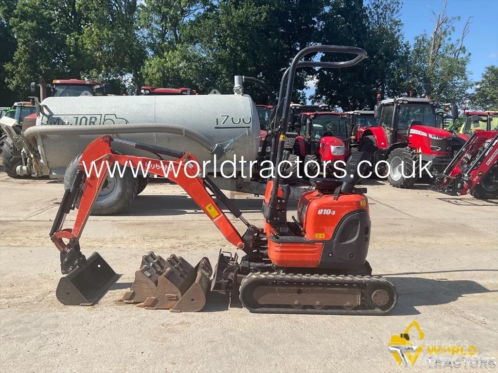 Kubota U 10-3 Mini rýpadlá < 7t