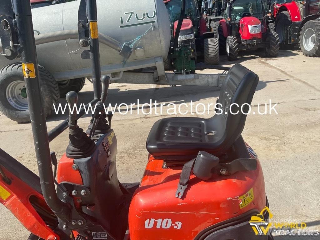 Kubota U 10-3 Mini rýpadlá < 7t