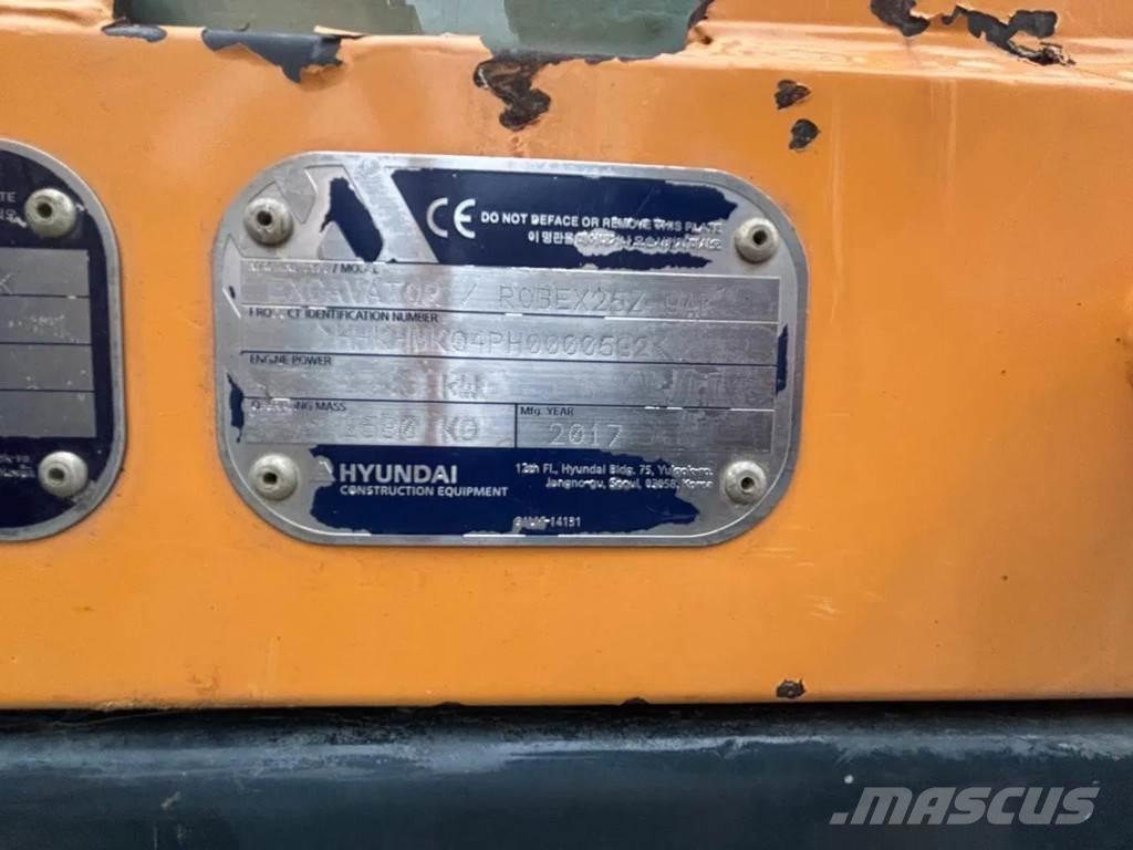 Hyundai R25Z Mini rýpadlá < 7t