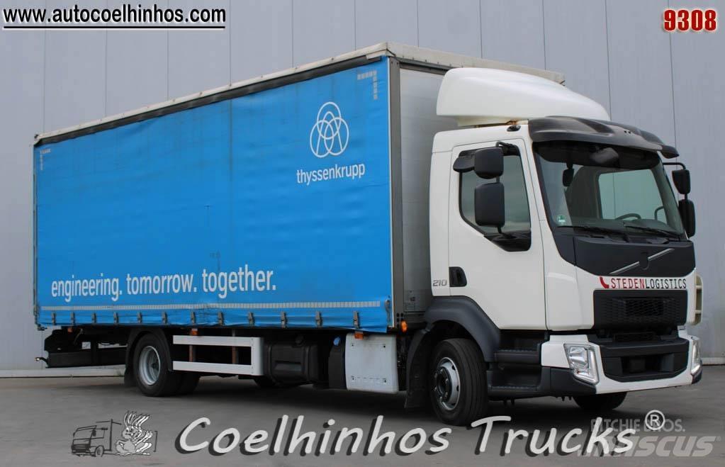 Volvo FL 210 Nákladné vozidlá s bočnou zhrnovacou plachtou