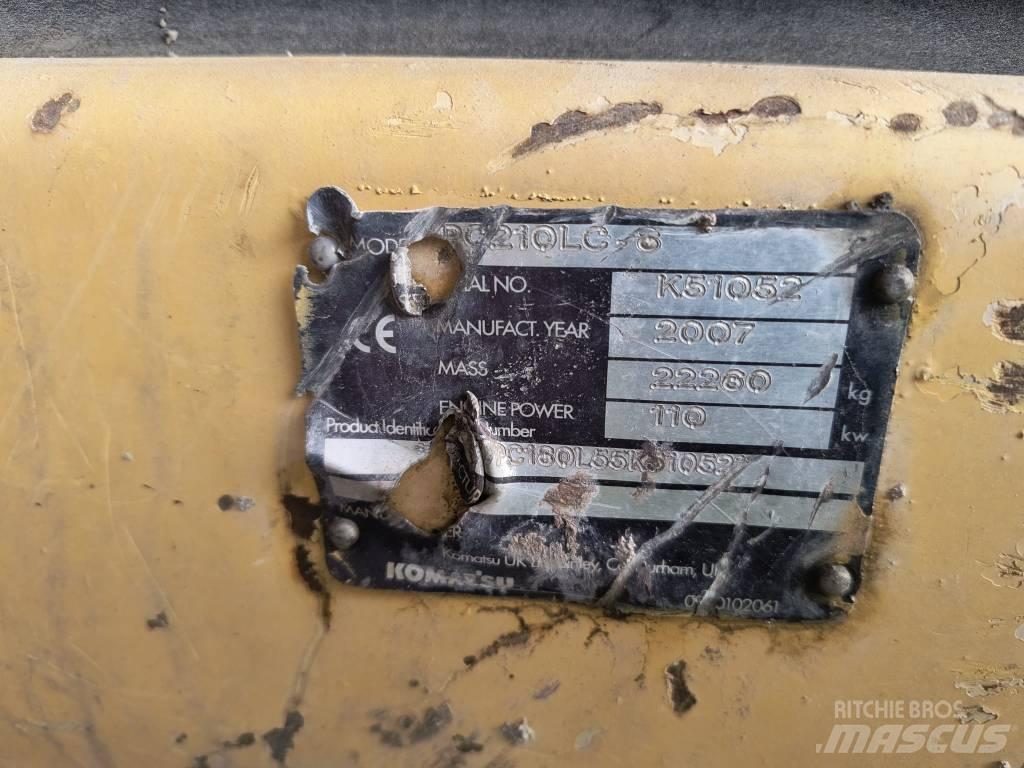 Komatsu 210 LC Pásové rýpadlá