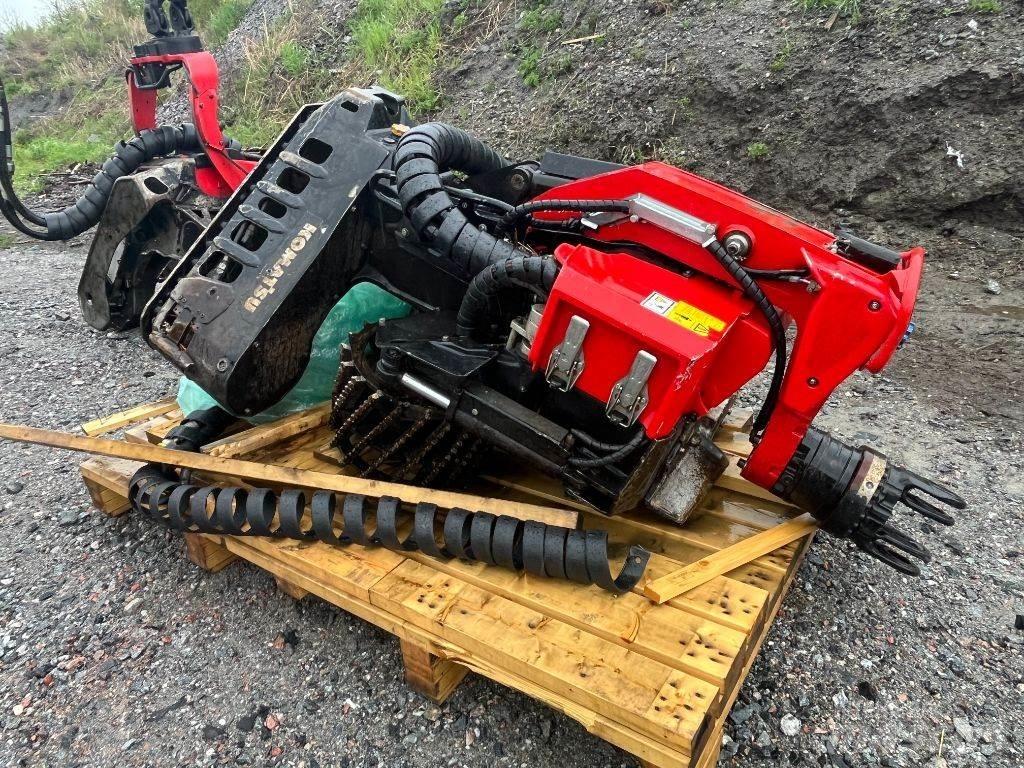 Komatsu S132 Žatevné hlavy