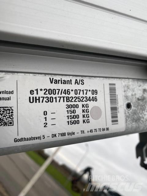 Variant TB3017 Vyklápacie prívesy