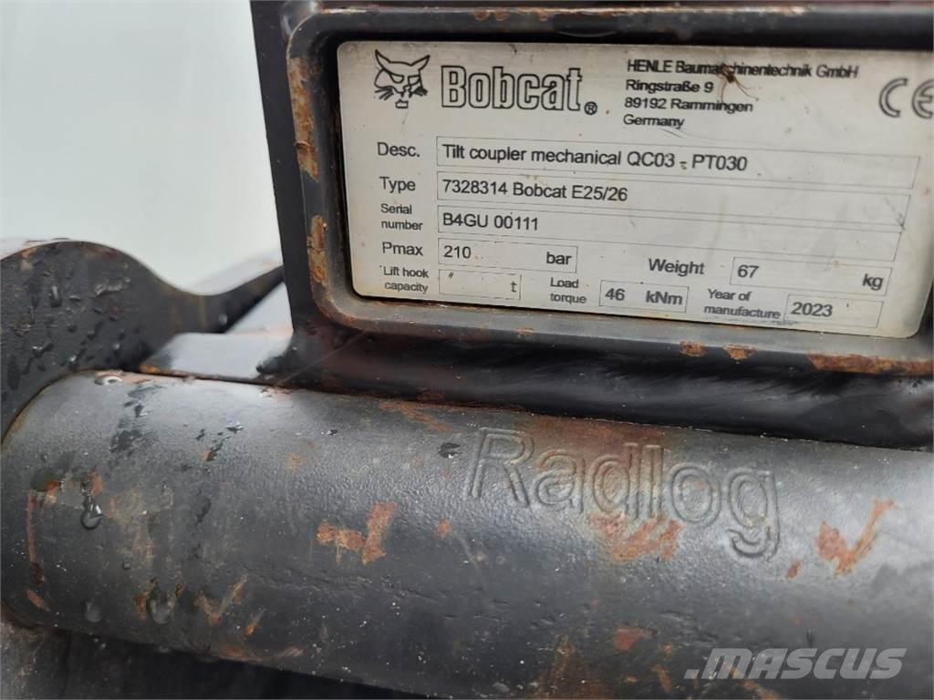 Bobcat E27 Mini rýpadlá < 7t