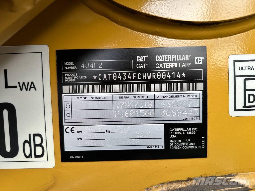 CAT 434 F Rýpadlo-nakladače