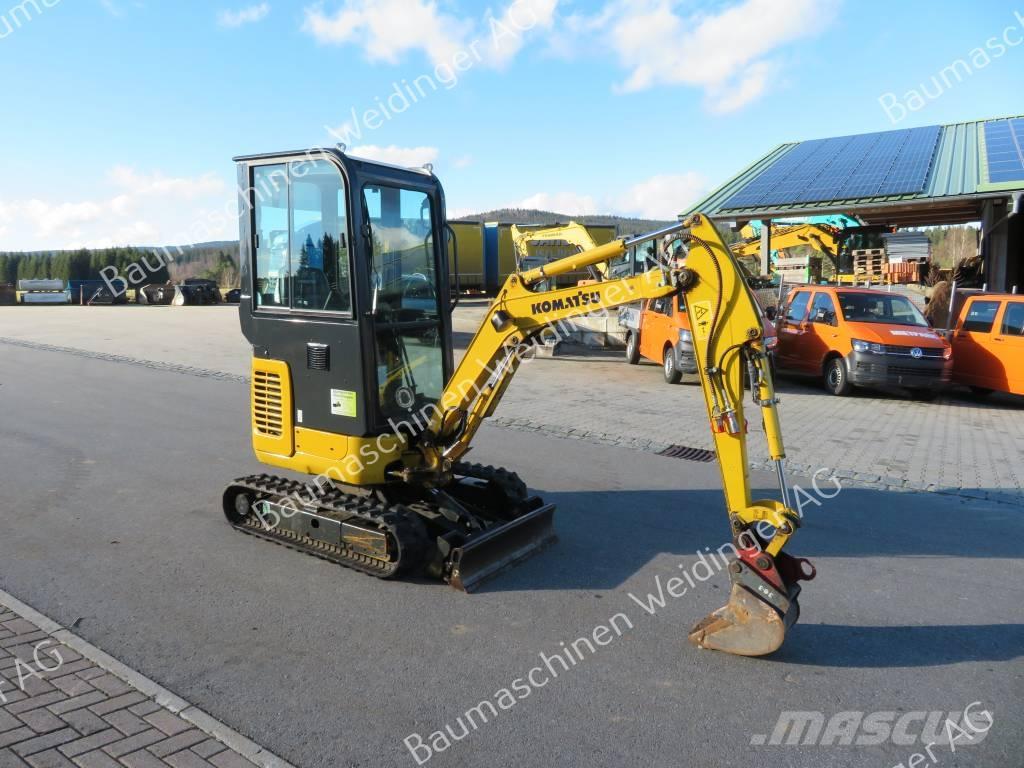 Komatsu PC 16 R-3HS Mini rýpadlá < 7t