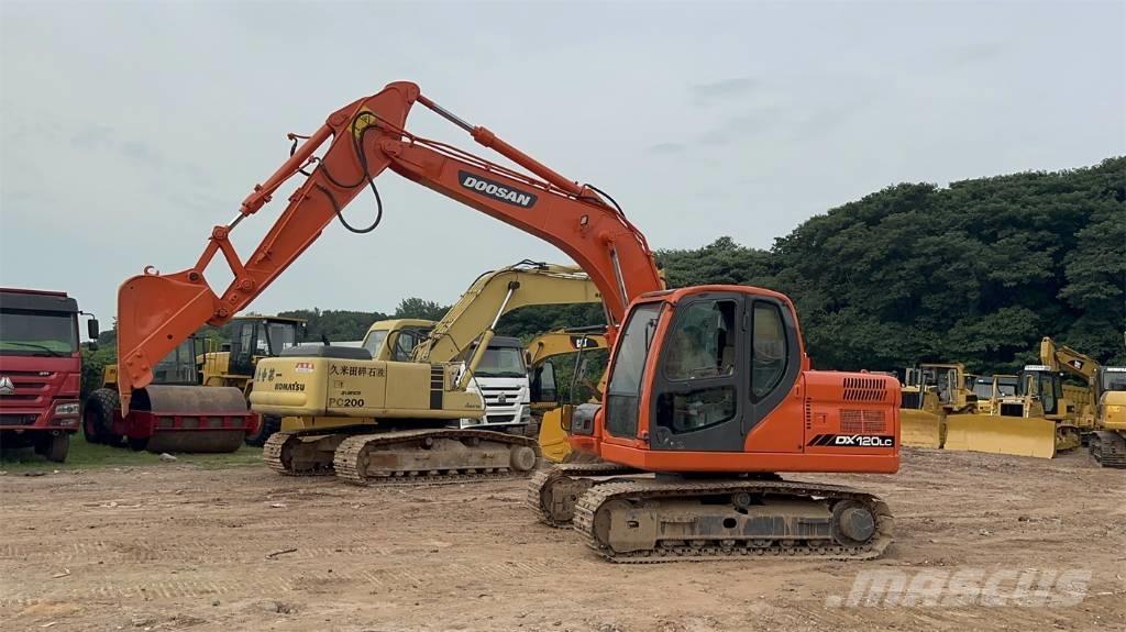 Doosan DX 120 Pásové rýpadlá