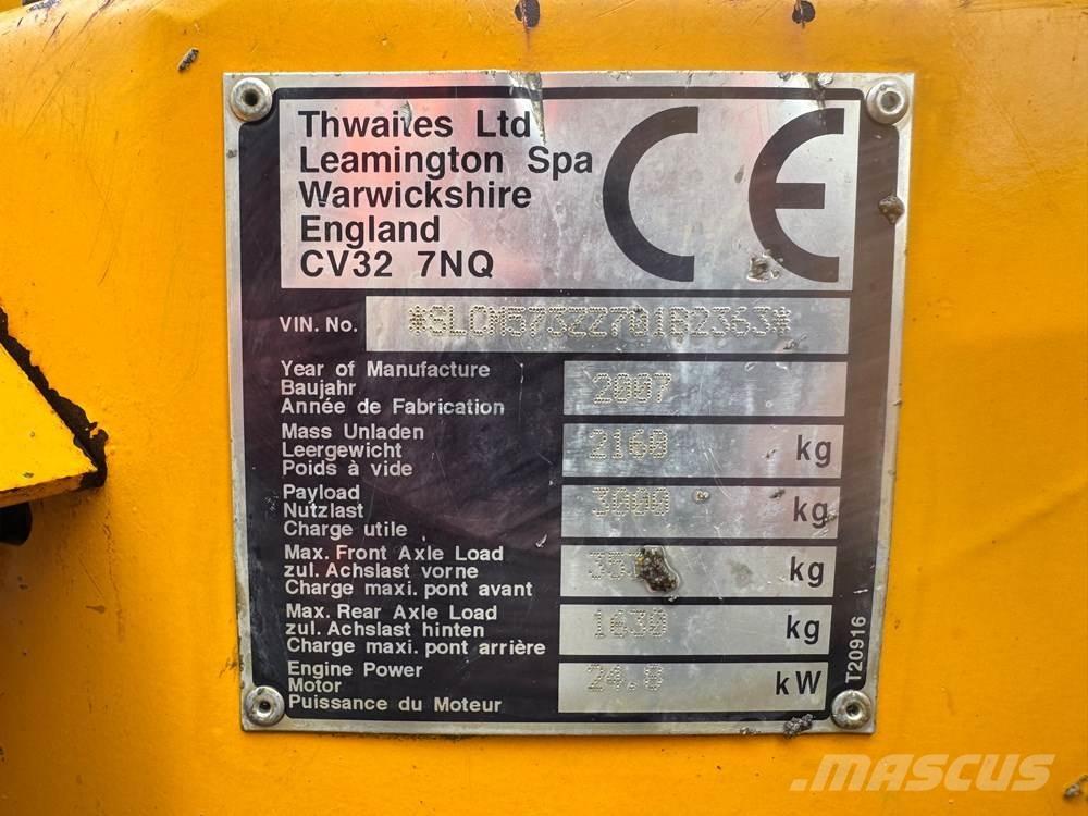 Thwaites 3T ST Stavebné sklápače