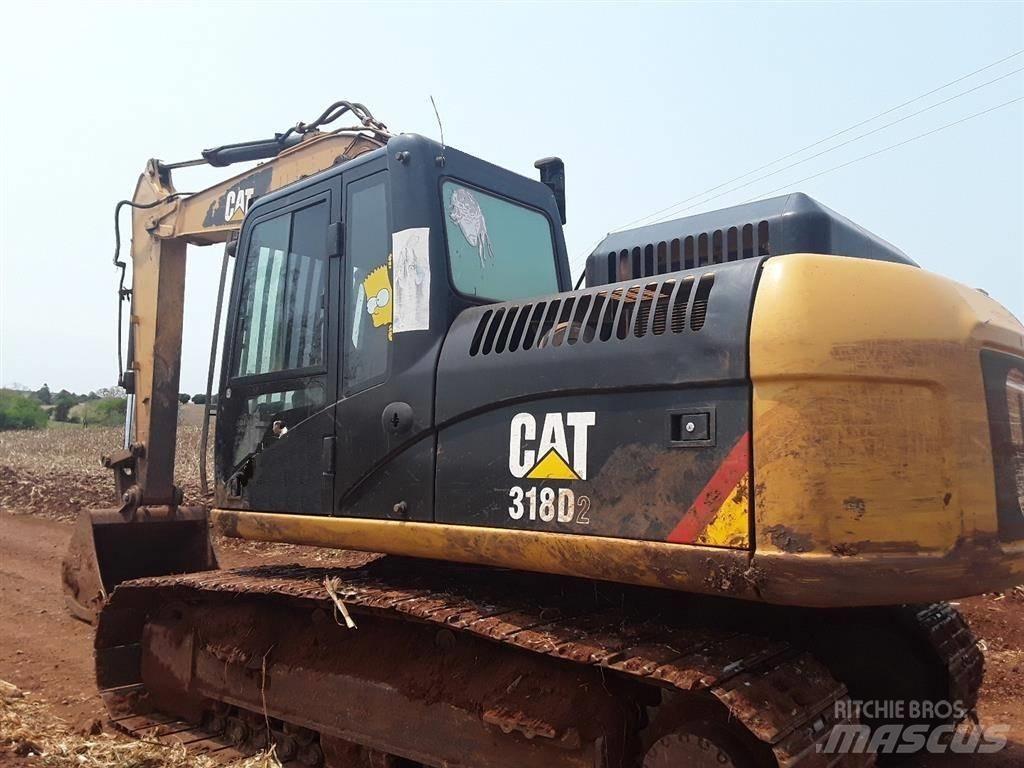CAT 318D2L Pásové rýpadlá