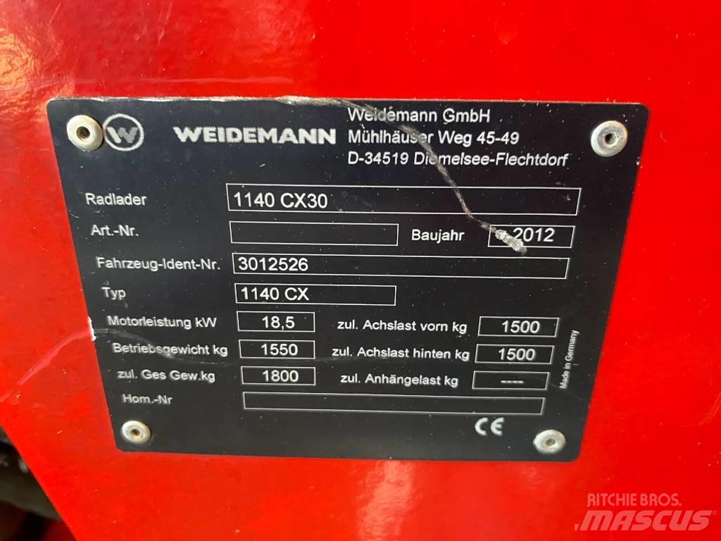 Weidemann 1140 CX30 Viacúčelové nakladače