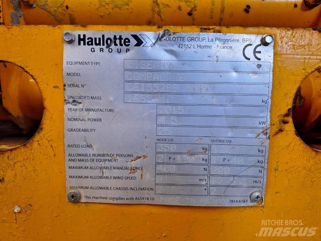 Haulotte Compact 8 Nožnicové zdvíhacie plošiny