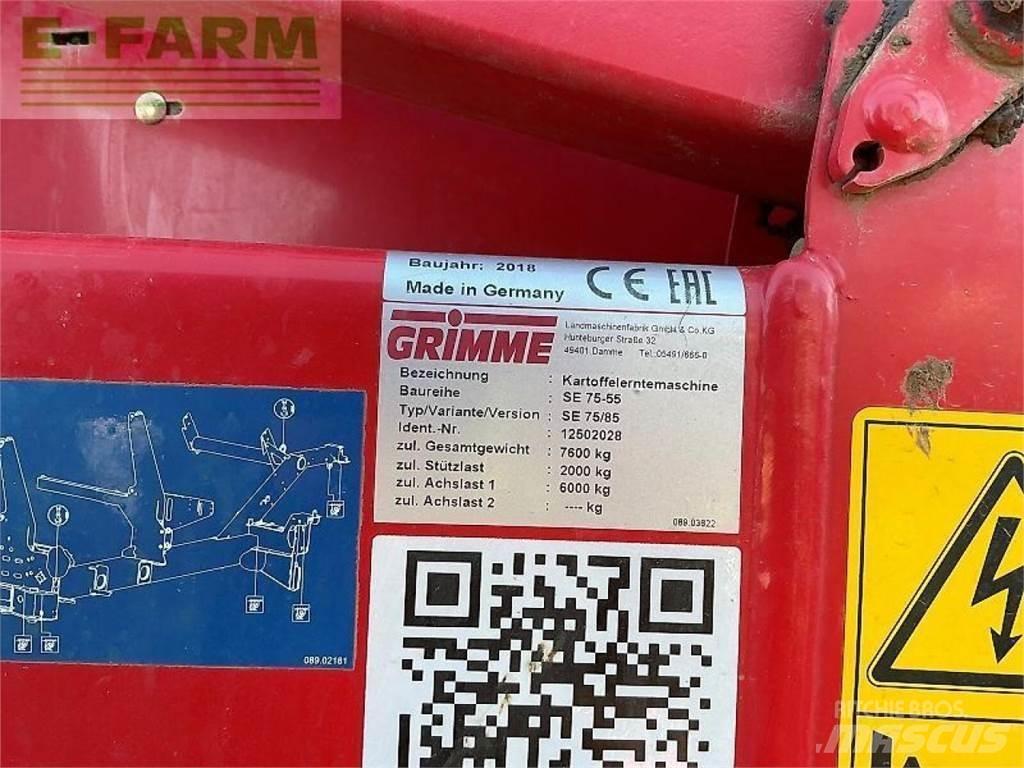 Grimme se 75-55 Zemiakové kombajny