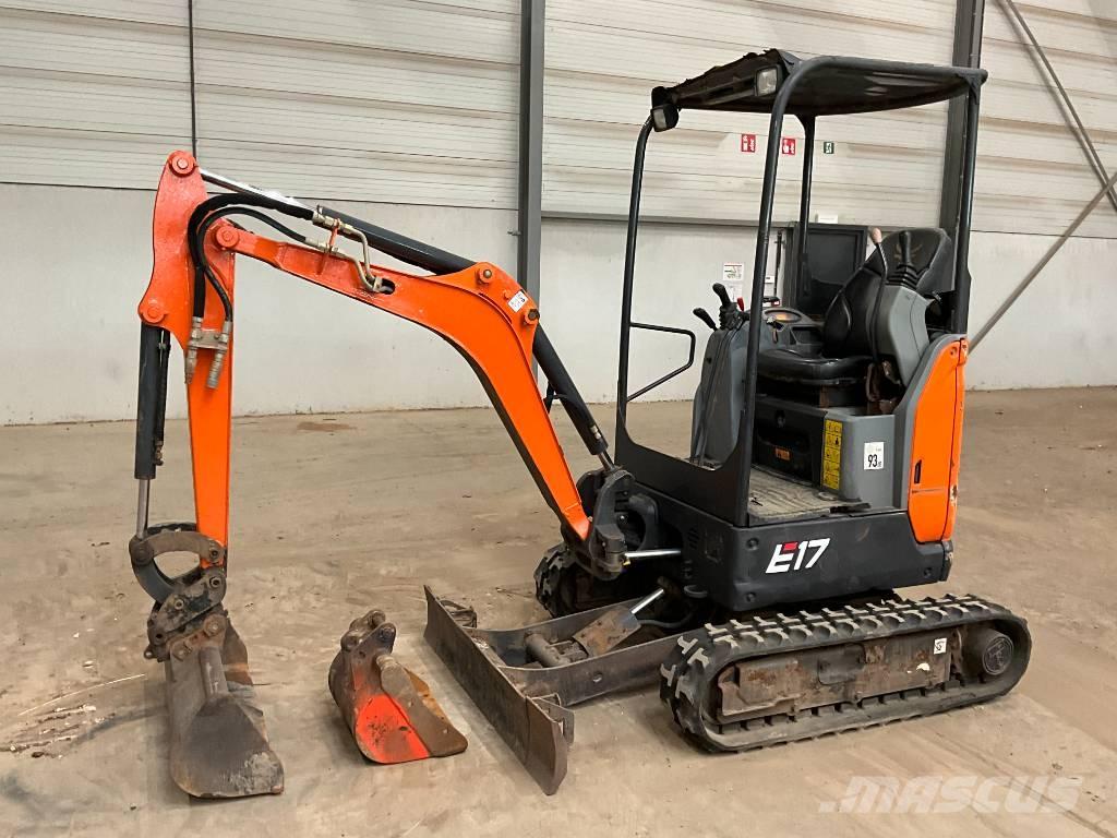 Doosan DX 17 Z Mini rýpadlá < 7t