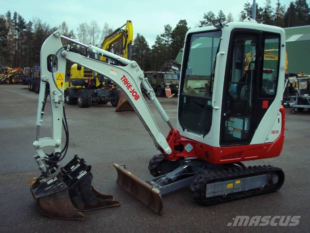 Takeuchi TB 216 Mini rýpadlá < 7t