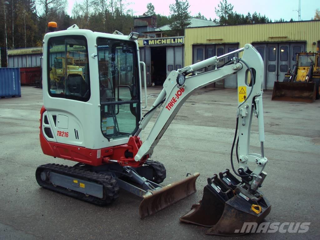 Takeuchi TB 216 Mini rýpadlá < 7t