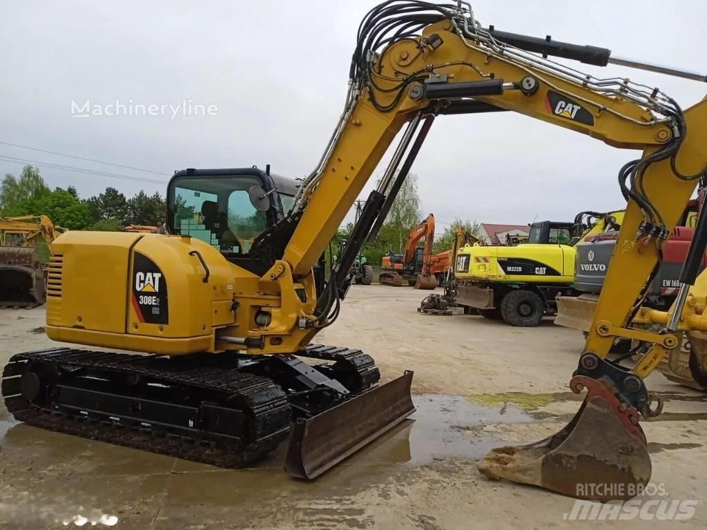 CAT 308E2CR Pásové rýpadlá