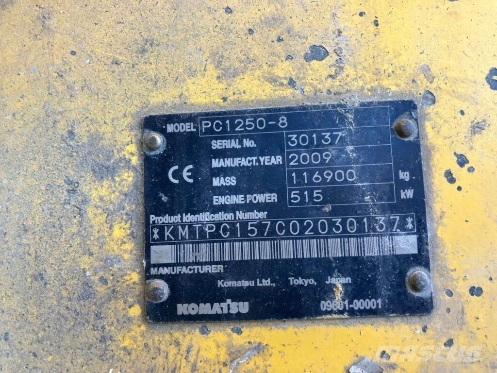 Komatsu PC1250-8 Pásové rýpadlá