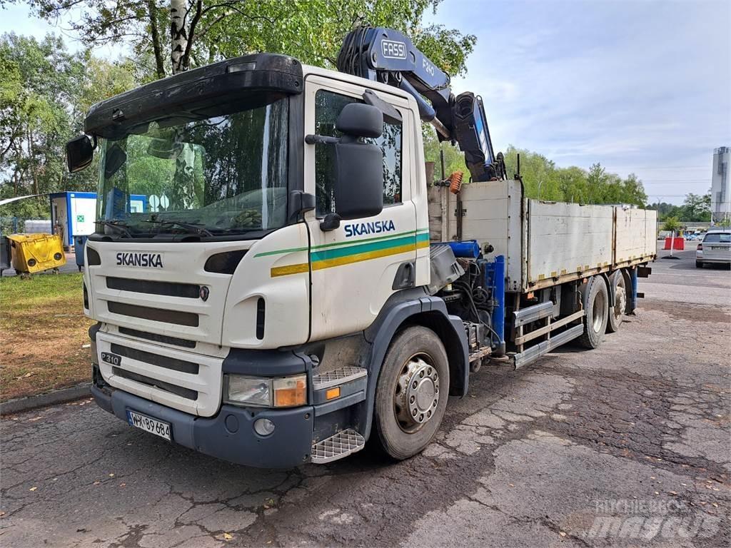 Scania P310 + HR Plošinové nákladné automobily/nákladné automobily so sklápacími bočnicami