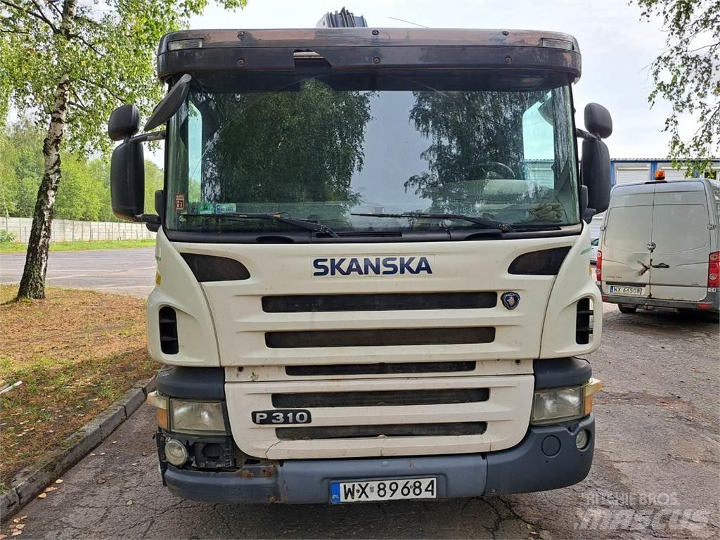 Scania P310 + HR Plošinové nákladné automobily/nákladné automobily so sklápacími bočnicami