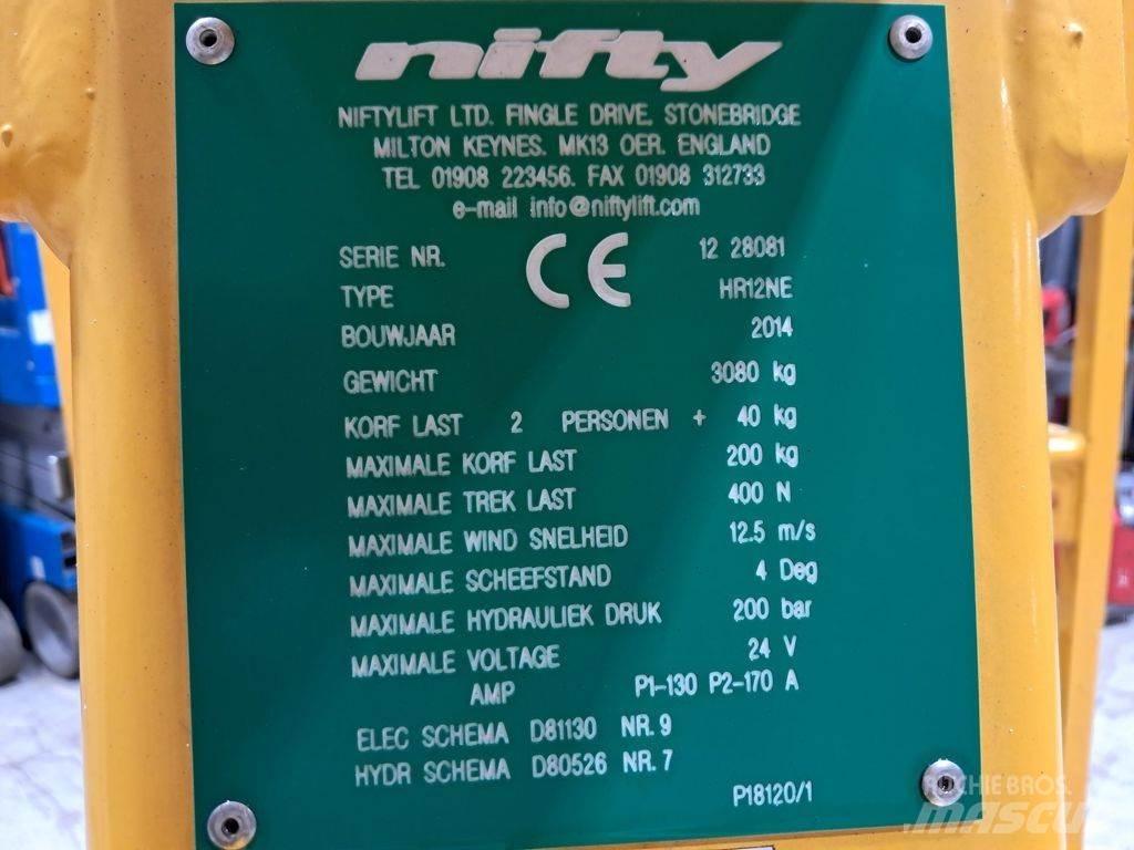 Niftylift HR12NE Kĺbové plošiny