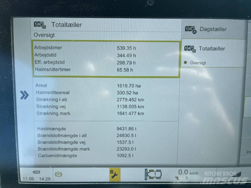 CLAAS Lexion 8800TT Kombinované zberacie stroje