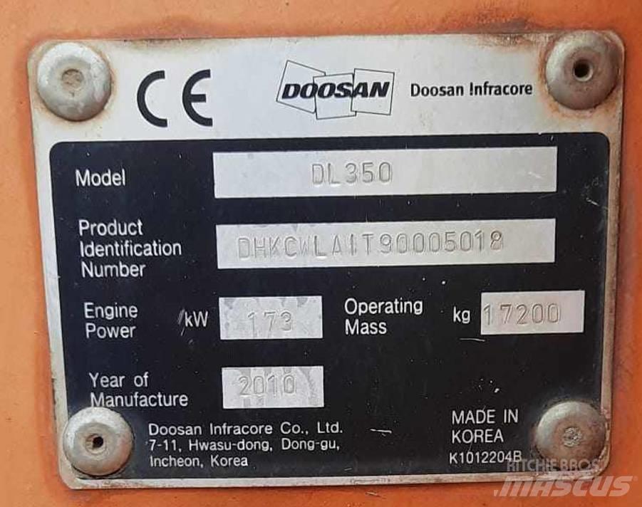 Doosan DL 350 Kolesové nakladače