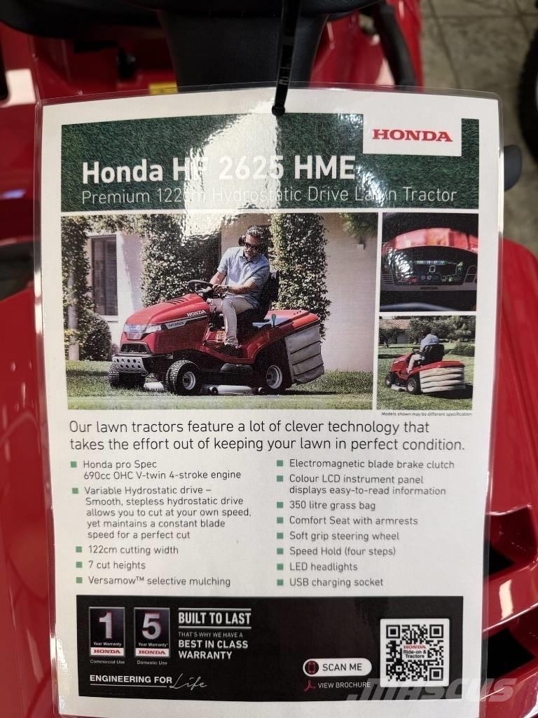 Honda HF2625 HME Samochodné kosačky