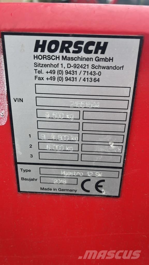 Horsch Maestro 12 SW Presné sejačky