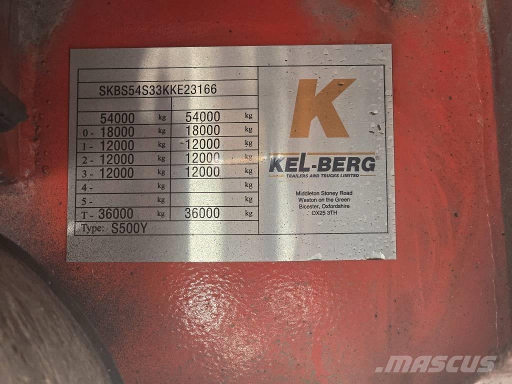 Kel-Berg 3 AS Valníkové návesy/Návesy sa sklápacím bočnicami
