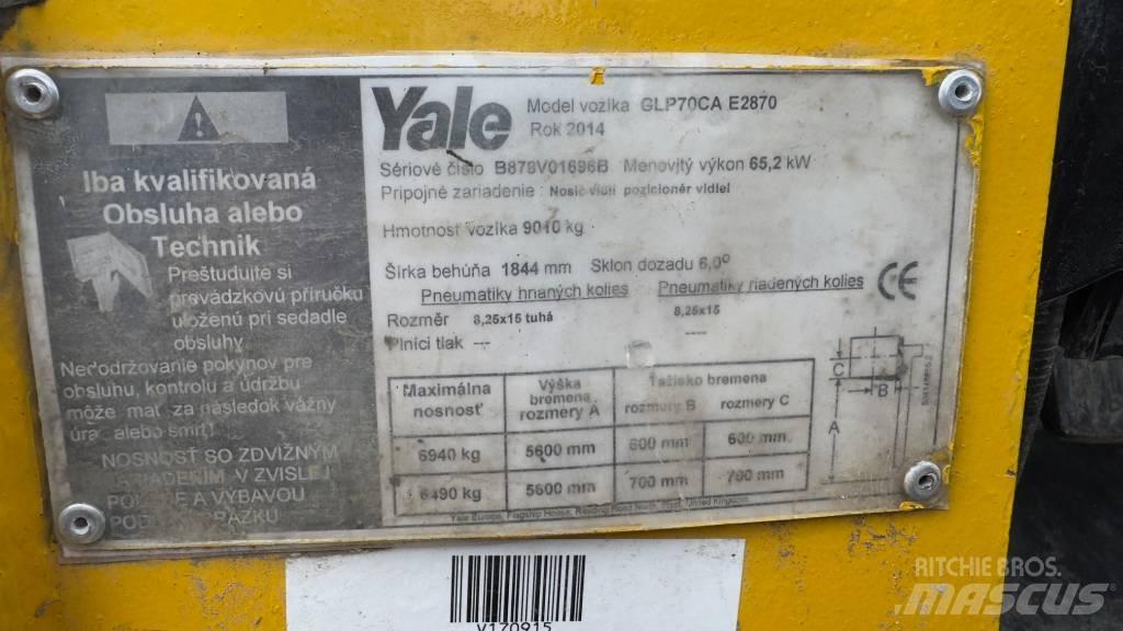 Yale GLP 70 CA LPG vozíky
