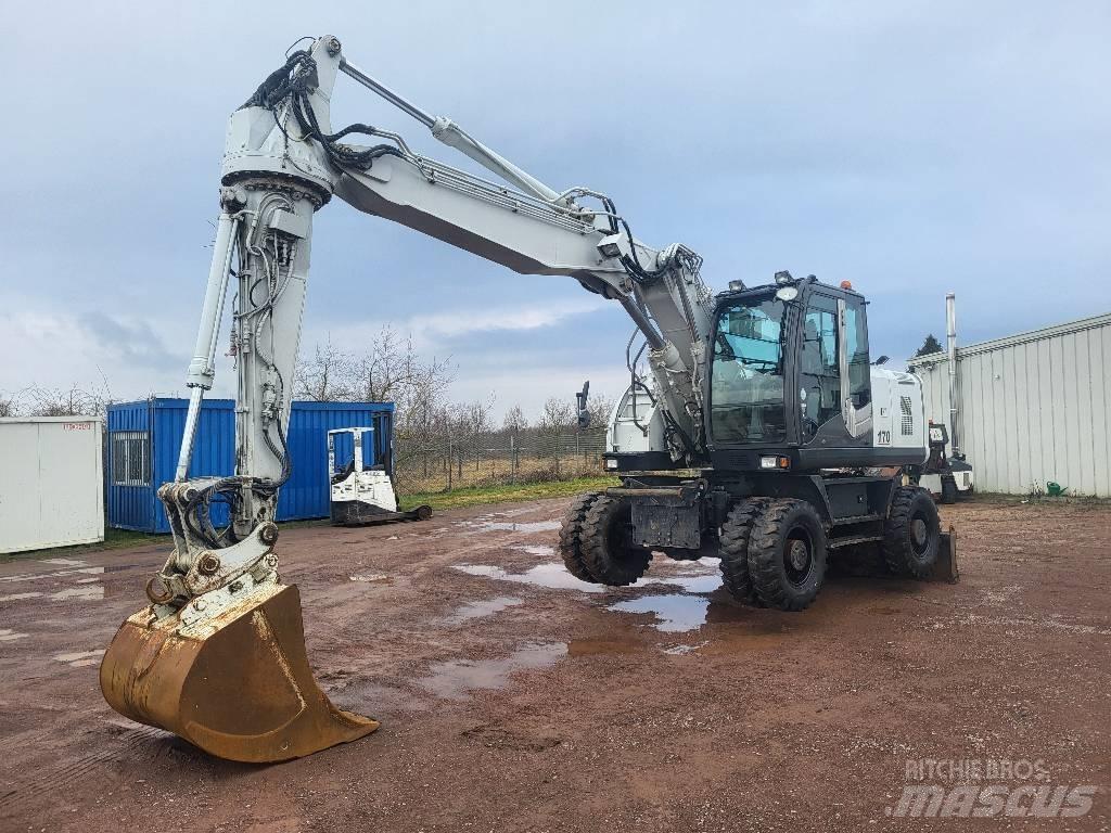 Hitachi ZX 170 W-3 Kolesové rýpadlá