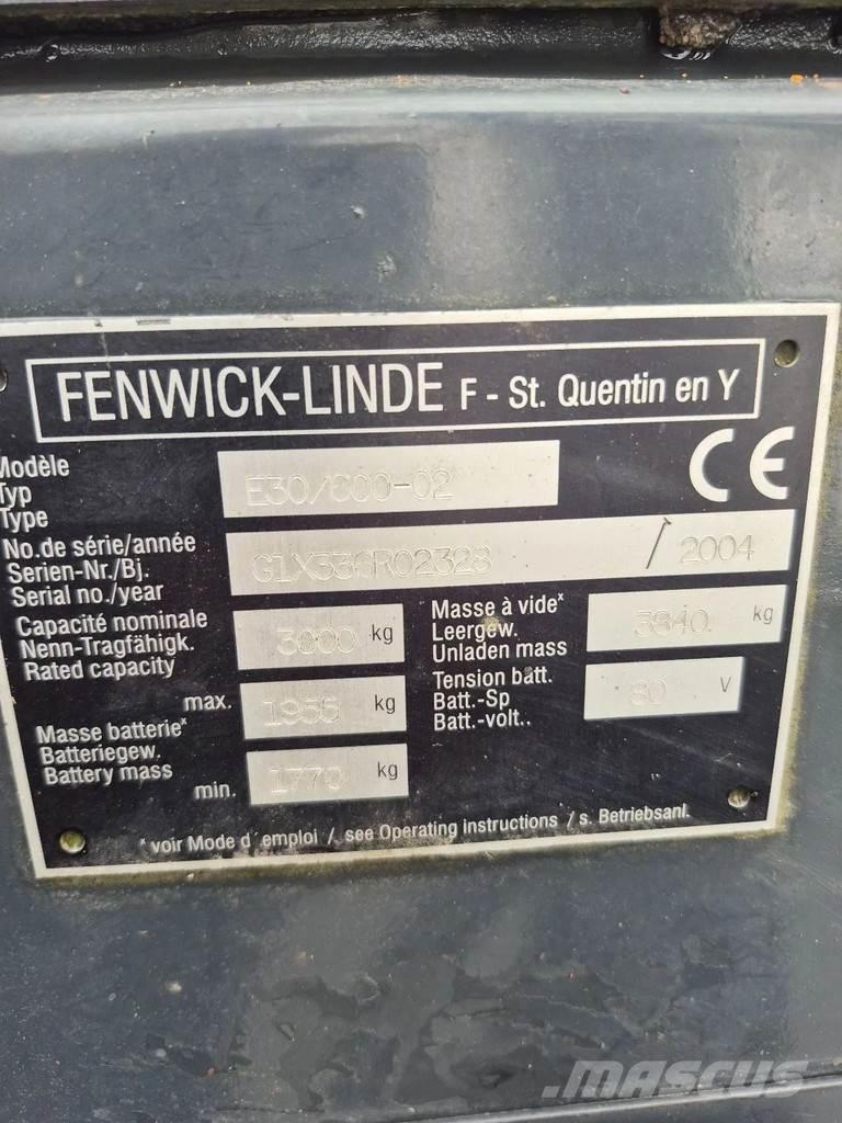 Linde e30/600-02 Akumulátorové vozíky