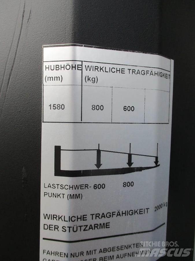 BT SWE 080L Ručne vedené vysokozdvižné vozíky