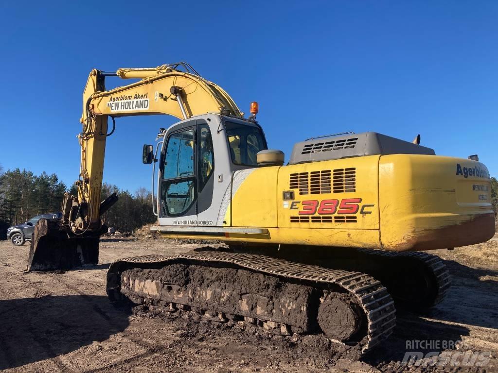 New Holland E 385 Pásové rýpadlá